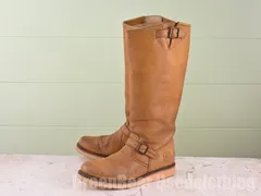 スペイン製 Sendra エンジニアブーツ 茶 レディース 37 23.5cm Z862のサムネイル