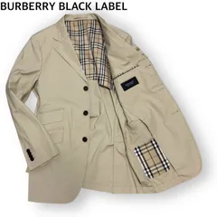 バーバリーブラックレーベル テーラードジャケット ノバチェック 3B Sサイズ BURBERRY BLACK LABEL 背抜き メンズ カジュアル 三陽商会