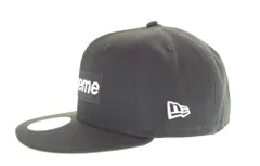シュプリーム SUPREME New Era No Comp Box Logo ニューエラ ボックスロゴ キャップ 7 3/8 帽子 メンズ帽子 キャップ ブラック 103H-81
