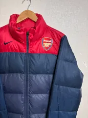 ヴィンテージ NIKE オールドスクール アーセナル ダウン レッド/ネイビー XS