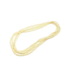 7mm パール 多重巻き ロングネックレス