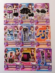 【コーデセット】エリつきベスト・ビッグフラワーキャミソール・グリッターローズコルセット 紅林珠璃 紫吹蘭 ／ アイカツ！ Aikatsu！