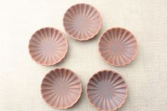 ◇新品◇豆皿 5枚セット 小皿 小付 日本製 美濃焼 小物入れ ピンク