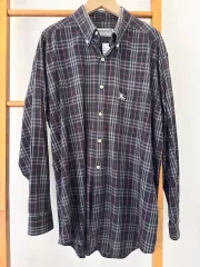 バーバリー ネイビー シャツ (ヴィンテージ)