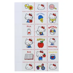 【メール便】ハローキティ ノート ミニノート レトロ柄 サンリオ カミオジャパン カードサイズ キャラクター グッズ 