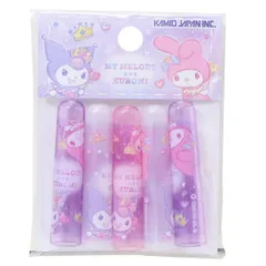 【メール便】マイメロディ＆クロミ 鉛筆キャップ えんぴつカバー5本セット キラキラドレス サンリオ カミオジャパン 新学期準備文具 キャラクター グッズ 