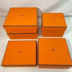 HERMES エルメス 空箱 5個セット 正方形中心美品