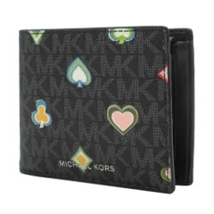 【新品】マイケルコース 財布 二つ折り財布(小銭入れあり) MICHAEL KORS COOPER MKシグネチャー トランプ ビルフォールド ウォレット 36F5LCOF3U アウトレット メンズ 送料無料