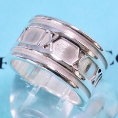 極美品9号 ティファニー シグネット シルバー リング 印台/24-1932S