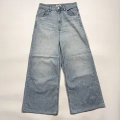 YANUK ヤヌーク Wide Llare ワイドフレア 57151321 MFT ライトブルー コットン 26インチ