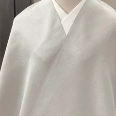 白鷹の手綾織紬　高機手織　草木染　白たか織　佐藤新一　0135