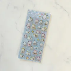新品 サンリオ ぷくっとシール ポチャッコ 立体シール コレクション コレクター シール交換 シール帳