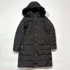 RLXラルフローレン Aライン ダウンコート 2way ファー 取外し可 黒 S RLXラルフローレン Aライン ダウンコート 2way ファー 取外し可 黒 S
