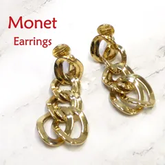 Monet モネ / イヤリング / ゴールド / チェーンモチーフ / ドロップイヤリング