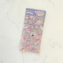 新品 サンリオ ぷくっとシール キキララ リトルツインスターズ  立体シール コレクション コレクター シール交換 シール帳