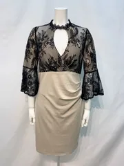 1825 DAZZY デイジー　キャバクラ　ドレス　レース　フレア　キャバドレス　LL