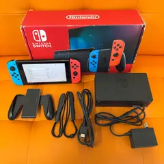 【動作確認済】Nintendo Switch ネオンブルー ネオンレッド HAD-S-KABAA 2019年製