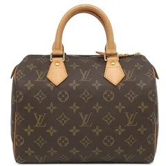 ルイヴィトン LOUIS VUITTON ハンドバッグ スピーディ 25 モノグラムキャンバス モノグラム ゴールド金具 茶 ボストン  M41528 SP0091【中古】