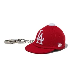 [即納]NEWERA ニューエラ キャップキーホルダー ロサンゼルス・ドジャース Happy Holidays スカーレット アクセサリー  メンズ 男性  キッズ レディース 女性 帽子 ハット NEW ERA CAP プレゼント ギフト 贈り物 父の日