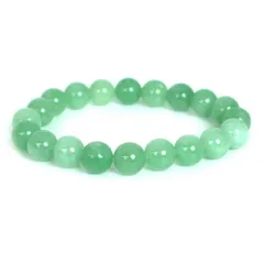 カラージェード(ヒスイカラー・染め)【丸玉】10mm 数珠 天然石 ブレスレット パワーストーン ブレス お守り 選べるサイズ
