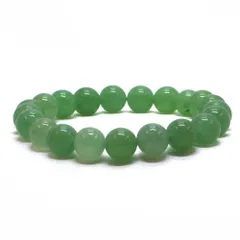 アベンチュリン【丸玉】10mm 数珠 天然石 ブレスレット パワーストーン ブレス お守り 選べるサイズ