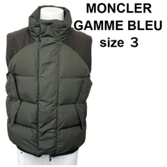 MONCLER GAMME BLEU キルティングダウンベスト グレー・ブラック 2025年最新】MONCLER GAMME BLEU ダウンベスト・キルティングベストの