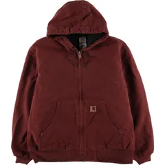 古着 00年代 カーハート Carhartt アクティブジャケット 中綿入り ダックフルジップパーカー メンズXL相当/eaa579198