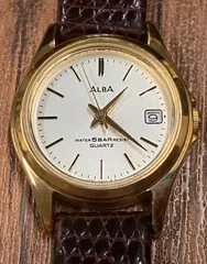 T195  SEIKO ALBA クォーツ 腕時計 AQCZ0