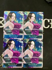 ●695　ワンピースカード　ボア・ハンコック OP02-059 パラレル 4枚セット