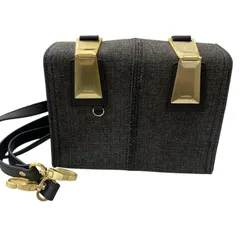 186001 DIESEL ディーゼル ブラックデニム ミニショルダーバッグ