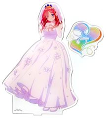 [중고] 아크릴 스탠드 아크릴 패널 나카노 미카리 빅 아크릴 스탠드 (웨딩 일러스트) [이치 반 쿠지 오등분의 신부 * ~ 다섯 개보다 사랑을 담아 ~] F상