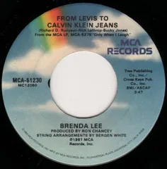 米7” Brenda Lee From Levis To Calvin Klein Jeans MCA51230 MCA /00080
