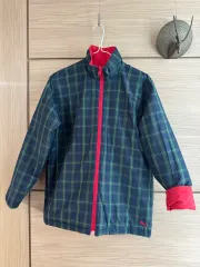 日本プーマ CHECK リバーシブル ウィンドブレーカー