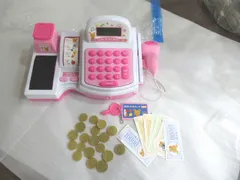 うさぎちゃんのスーパーマーケット お買い物レジスター レジ おままごと おみせやさんごっこ 単3電池3本で稼働