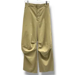 MANOF マノフ CHAMBRAY TUCK PANTS シャンブレー タックパンツ ワイドパンツ ストレッチ ボリューム 88110-7292 ベージュ Mサイズ レディース 通年 ゴーゴー古着久喜倉庫店 18 No.北1217