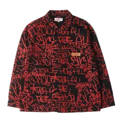 Supreme シュプリーム ジャケット ブラック 黒 サイズ:XL | COMME des GARCONS SHIRTS グラフィック柄 チョアコート / カバーオール (Printed Canvas Chore Coat) | アウター ブルゾン【中古】のサムネイル