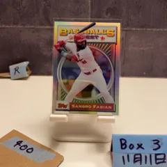 2025 Topps Finest Sandro Fabian Hiroshima Toyo Carp Refractor カード