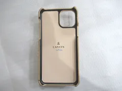 ランバン オン ブルー (LANVIN en Bleu)」　iPhone11 PRO用ケース　/　リボン　ベージュ系