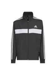 adidas(アディダス) YB TIBELIO ウィンドブレーカースーツ TOP:ブラック BOTTOM:ブラック 110 [Top : ブラック Bottom : ブラック (IK7385)] [J110]