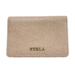 FURLA(フルラ) 名刺入れ - ライトピンク×ピンク レザー