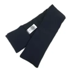 中古 アディダスゴルフ adidas GOLF ネックウォーマー 黒 リバーシブル 中綿マフラー フリース 防寒対策 ロゴ