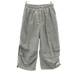 PUMA プーマ トレーニング ナイロン ショートパンツ 160 グレー トリコット裏地 キッズ 古着