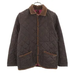 LAVENHAM ラベンハム イギリス製 キルティングジャケット 36 ブラウン レディース 古着