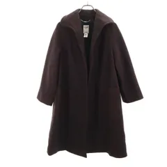 美品 CELINE セリーヌ フランス製 ウールコート 38 ブラウン レディース 古着