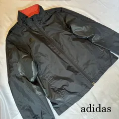 🏃‍♀️💨 アディダス　 adidas　コンパクト ウィンドブレーカー  ランニングジャケット 　黒×オレンジ
