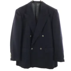 Christian Dior MONSIEUR クリスチャンディオール ムッシュ 90s オールド テーラードジャケット AB4 ネイビー メンズ 古着