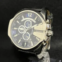 【稼働品】 DIESEL ディーゼル メンズ 腕時計 メガチーフ クロノグラフ DZ-4423 電池交換済み