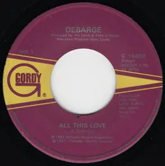 加7” Debarge All This Love G1660X GORDY /00080