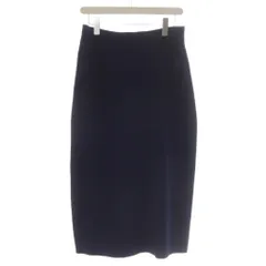 23区 オンワード樫山 23SS レーヨンポリエステルストレッチタイトニットスカート ミモレ丈 ロング 46 ネイビー SKWWSM0454 /TK