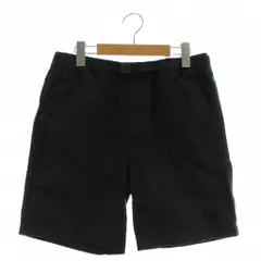 ザノースフェイス THE NORTH FACE コットンオックスライトショーツ Cotton OX Light Short ショートパンツ ハーフパンツ ジップフライ ロゴ 刺繍 M 黒 ブラック NB42312 /XZ ■GY35
